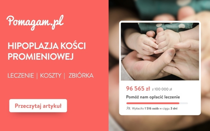 Hipoplazja kości promieniowej – kosztorys leczenia i rehabilitacji [2026]