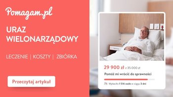 Uraz wielonarządowy: koszty leczenia, sprzętu i opieki - kosztorys 2026