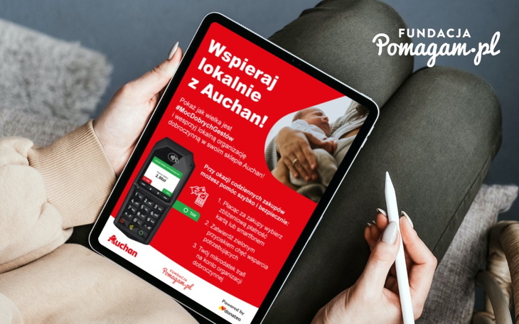 Fundacja Pomagam.pl, Donateo i Auchan w ramach kampanii „Wspieraj lokalnie z Auchan”