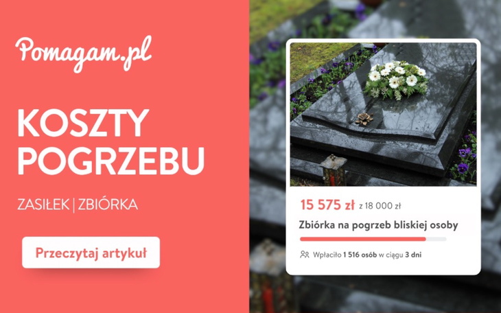 Całkowity koszt pogrzebu w Polsce.