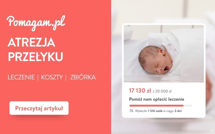 Atrezja przełyku – ile kosztuje leczenie i opieka? kosztorys 2026