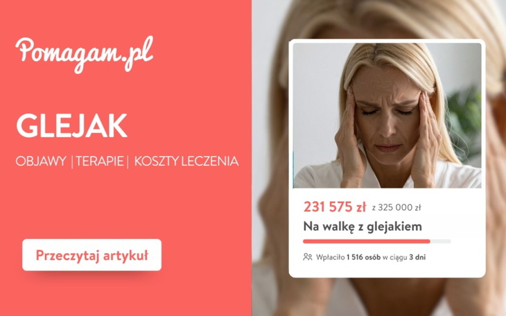 Leczenie glejaka i terapie powiązane z chorobą [kosztorys]