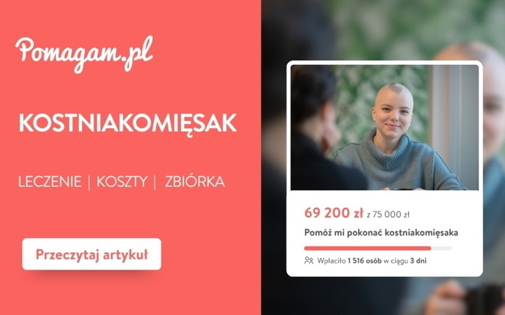 Kostniakomięsak – koszty leczenia, endoprotezy i rehabilitacji – kosztorys 2026
