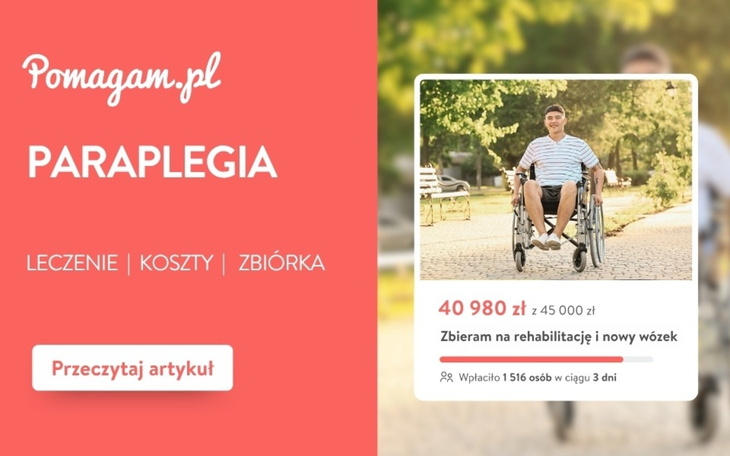 Paraplegia – diagnoza, sprzęt, rehabilitacja i codzienność - kosztorys 2026