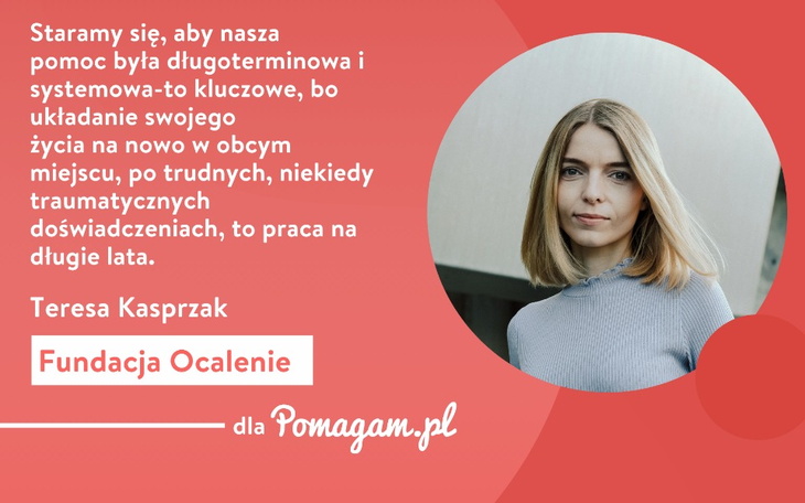 O działalności Fundacji Ocalenie opowiedziała nam Teresa Kasprzak