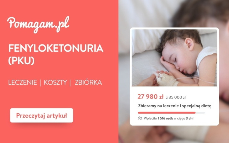 Fenyloketonuria (PKU): ile kosztuje dieta, leki i opieka? - kosztorys 2026