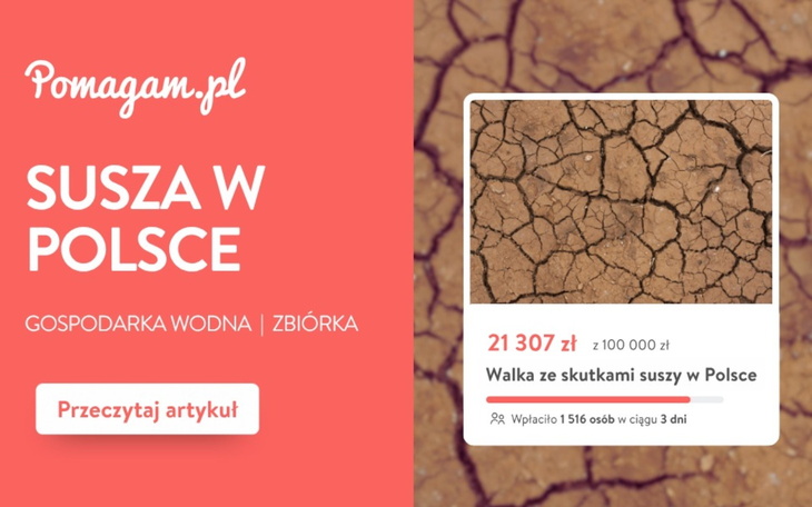 Wpis Susza w Polsce a kryzys klimatyczny. Sprawdź, jak założyć zbiórkę - miniaturka zdjęcia