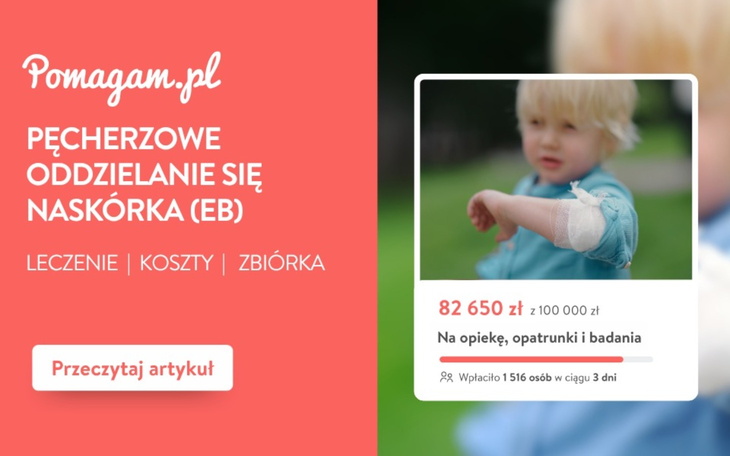 Pęcherzowe oddzielanie się naskórka – koszty leczenia i życia z EB – kosztorys 2026
