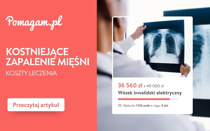 Kostniejące zapalenie mięśni - koszty leczenia