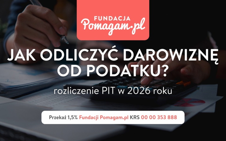 Odliczenie darowizny od podatku PIT: rok podatkowy 2025/2026.