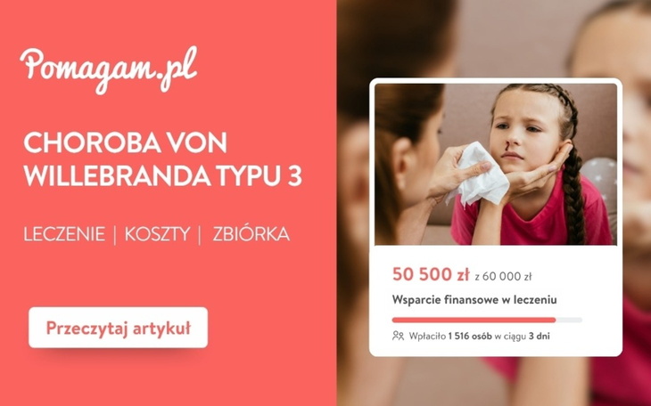 Choroba von Willebranda typu 3 – ile kosztuje leczenie? – kosztorys 2026