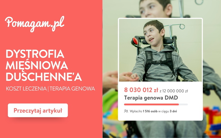 Dystrofia mięśniowa Duschenne'a – koszty leczenia, terapii genowych i życia z DMD [kosztorys]