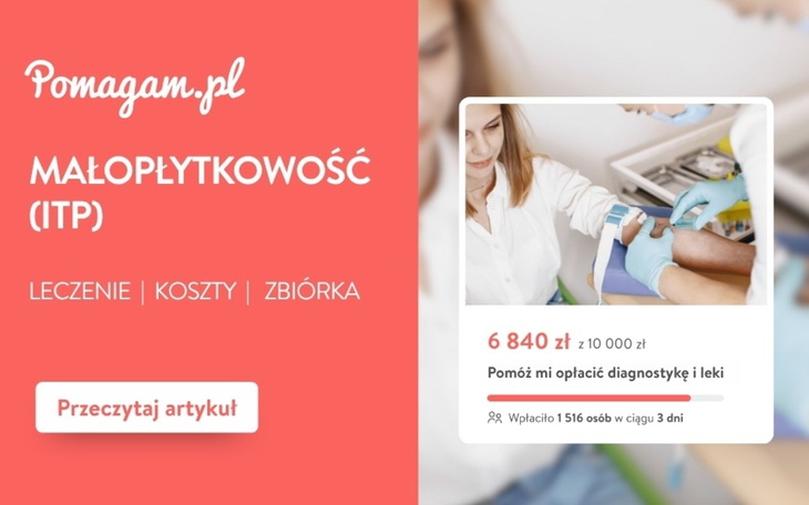 Małopłytkowość (ITP) – kosztorys leczenia i opieki – 2026