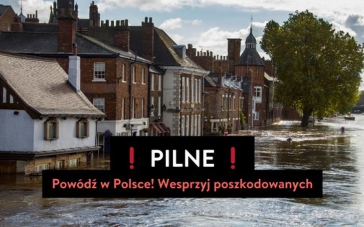 Trwa dramatyczna walka z powodzią w południowej Polsce. Załóż darmową zbiórkę na Pomagam.pl i wesprzyj powodzian.