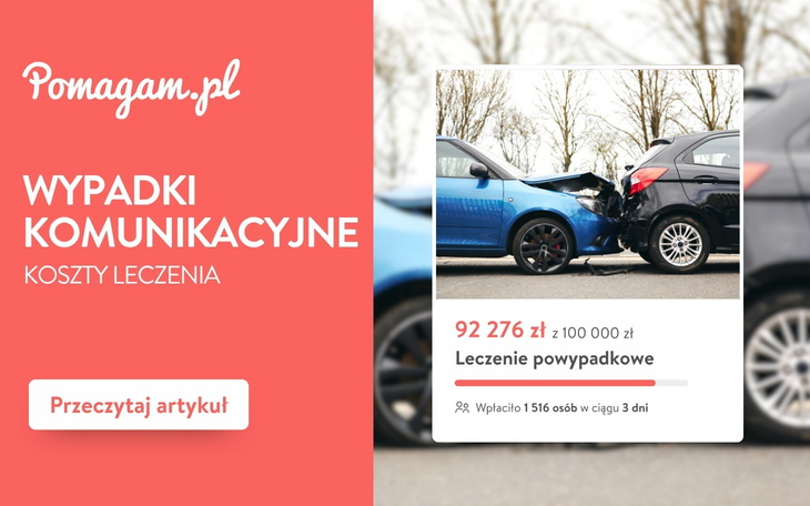 Wypadek komunikacyjny – ile kosztuje leczenie i rehabilitacja? [Kosztorys]