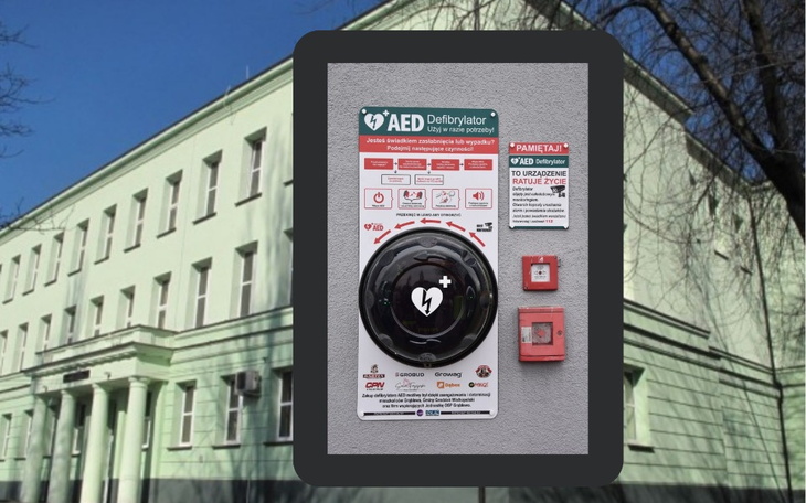 Zbiórka stacja AED w II LO Siemianowice - zdjęcie główne