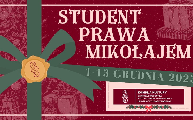Zbiórka Student Prawa Mikołajem 2023 - zdjęcie główne