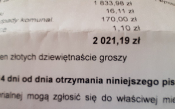 Zbiórka Podstawowe opłaty - zdjęcie główne