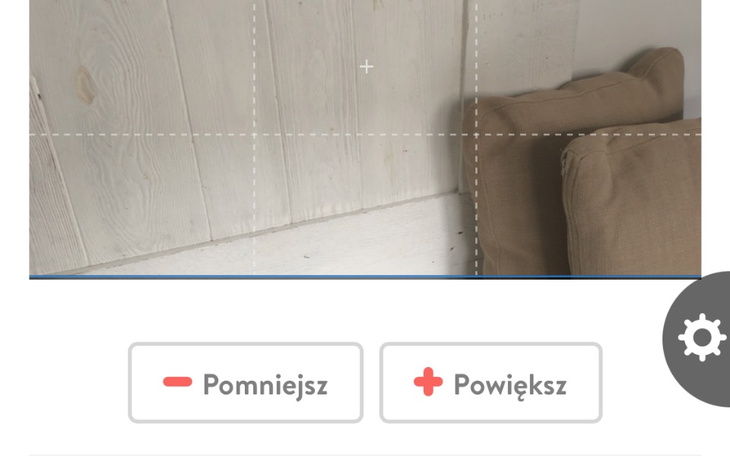 Zbliżenie na poduszki na kanapie w jasnym wnętrzu.