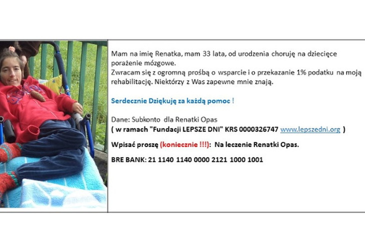 Zbiórka dla mojej chorej siostry - zdjęcie główne