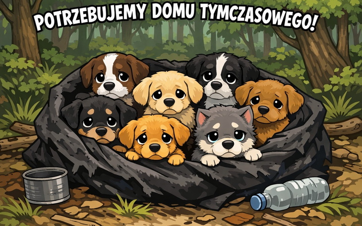 Zbiórka Szczeniaki z worka. Opieka - zdjęcie główne
