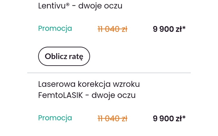 Zbiórka Laserowa korekcja wzroku dlug - zdjęcie główne