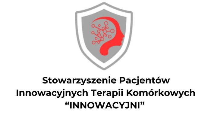 Logo stowarzyszenia zajmującego się terapią komórkową.