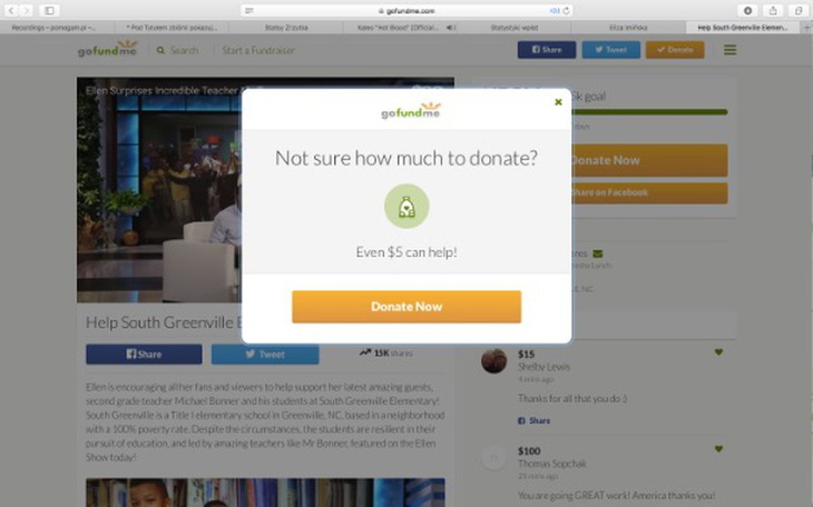 Zbiórka funduszy na pomoc dla dzieci w potrzebie.