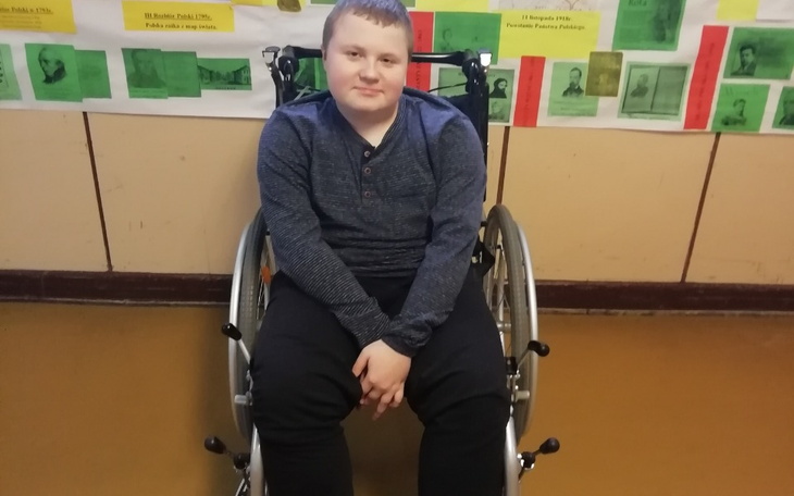 Zbiórka wózek elektryczny dla syna - zdjęcie główne