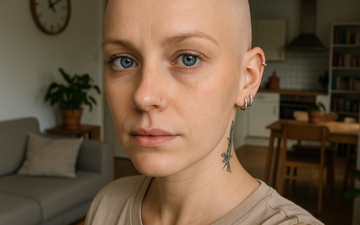 Portret osoby z tatuażem, w naturalnym świetle.