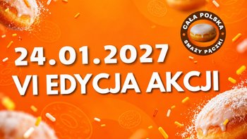 Zbiórka VI edycja akcji „Cała Polska smaży pączki”🍩 - miniaturka zdjęcia