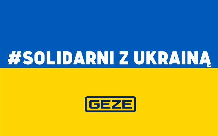 Zbiórka GEZE Polska Solidarni z Ukrainą - zdjęcie główne