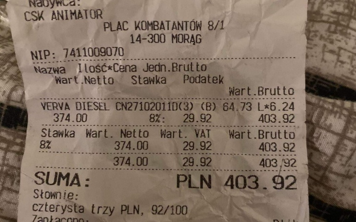 Zbiórka Na paliwo dla naszych kierowcow - zdjęcie główne