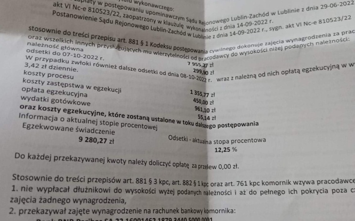 Zbiórka Na spłatę długów częściowych - zdjęcie główne