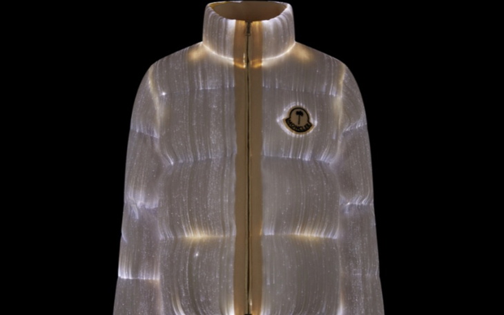 Innowacyjna kurtka świecąca w ciemności.