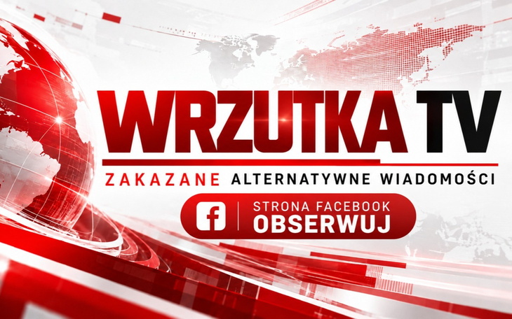 Grafika z napisem Wrzutka TV i hasłem obserwuj na Facebooku.