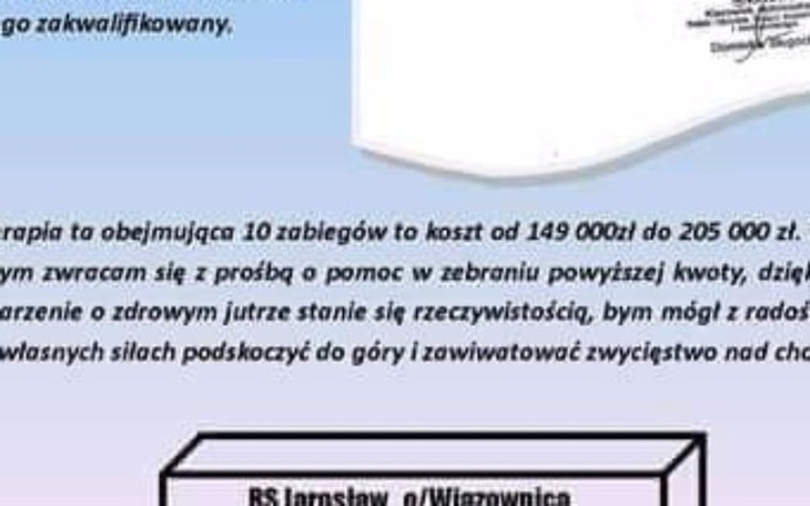 Zbiórka na zabieg - zdjęcie główne