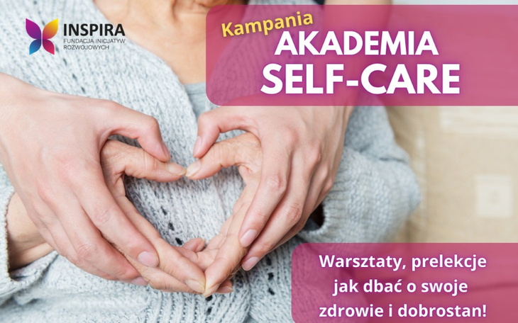 Plakat kampanii o zdrowiu i dobrostanie.