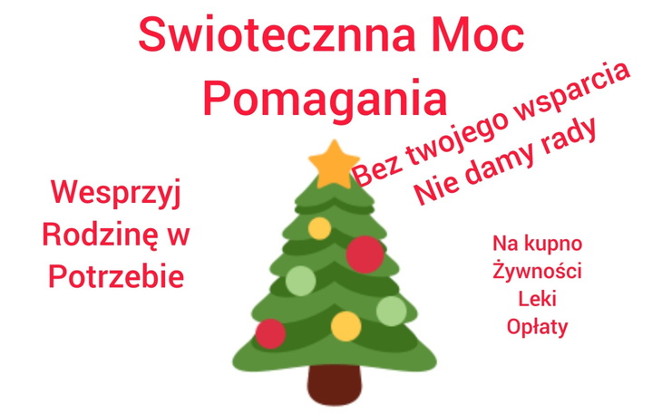 Świąteczna akcja pomocy dla potrzebujących rodzin.