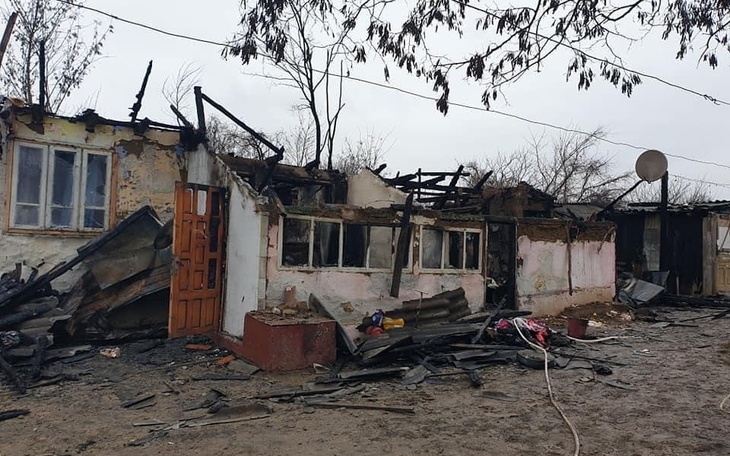 Zbiórka Tragedia, spalony dom. - zdjęcie główne