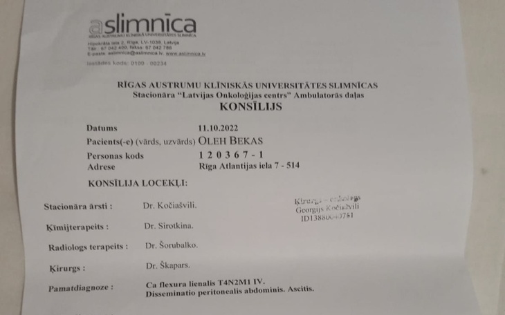 Zbiórka Leczenie Raka dla mojego wujka - zdjęcie główne