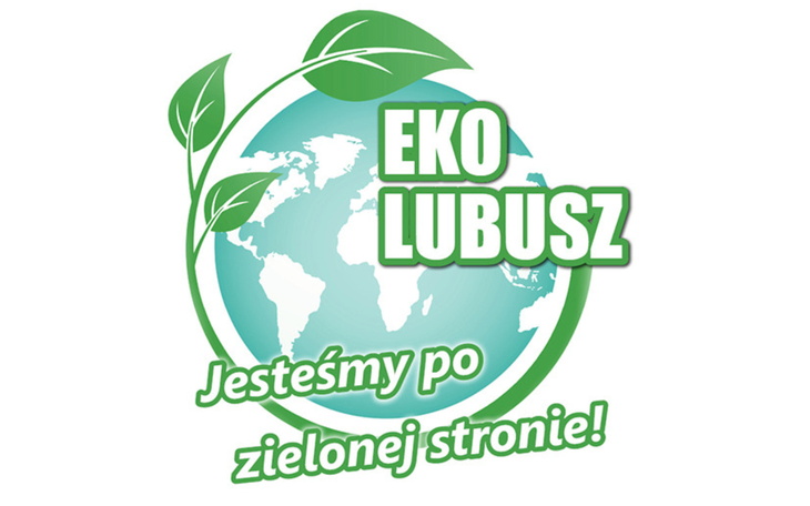 Logo Eko Lubusz, promujące ekologię i zrównoważony rozwój.
