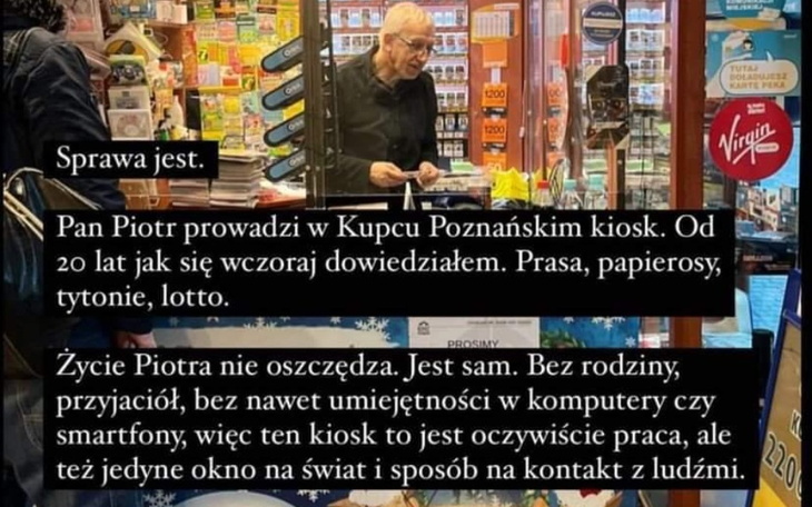 Zbiórka Zbiórka dla Pana Piotra z kupca - zdjęcie główne