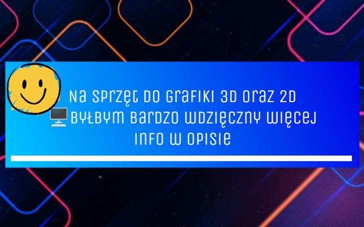 Zbiórka Na sprzęt oraz program do grafik - zdjęcie główne