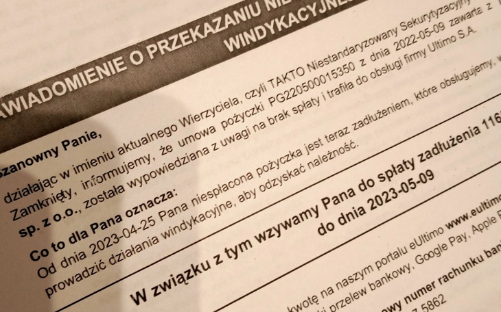 Zbiórka Na spłatę długów syna - zdjęcie główne