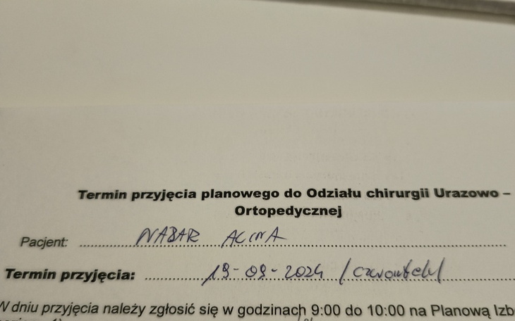 Zbiórka Na leczenie i rehabilitację oraz - zdjęcie główne