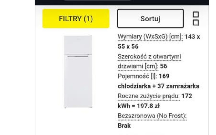 Nowoczesna lodówka z zamrażarką, idealna do każdej kuchni.