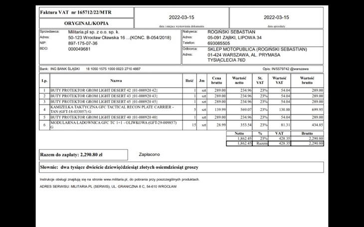 Zbiórka Stazy taktyczne, plecaki i mundu - zdjęcie główne