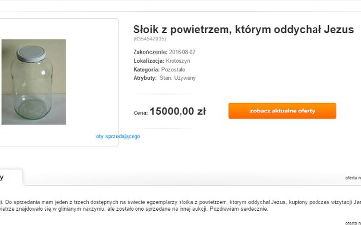 Zbiórka Słoik Jezusa - zdjęcie główne