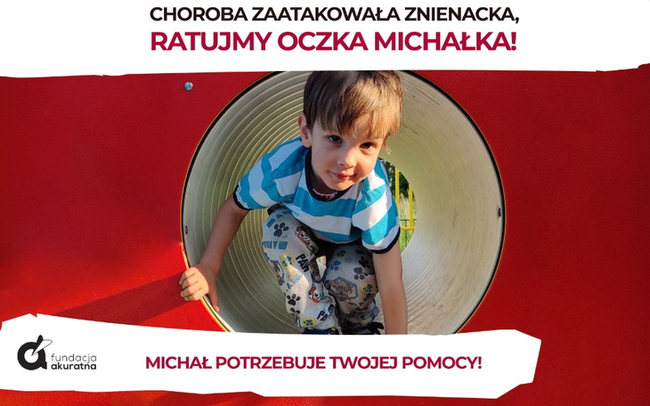 Zbiórka Ratujmy oczka Michałka - zdjęcie główne